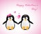 Valentine\'s Greeting Penguins