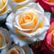 A Valentine\\\'s Overture: Expressing Love with Multicolored Roses