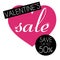 Valentine's Sale Message / Background