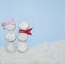 Valentine\'s Snowmen in Love