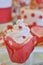 Valentine`s special cake, cookies and cupcakes