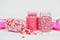 Valentine\'s Sprinkles with glass hearts