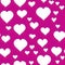 Valentine seamless hearts pattern