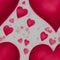 Valentine seamless hearts pattern