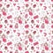 Valentine seamless pattern