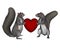 Valentine Squirrels