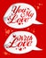 Valentine stickers.