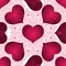 Valentine vintage seamless pattern