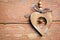 Valentine wooden heart