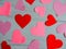 Valentines Background, Hearts on the wood, Valentine day love