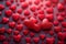 Valentines concept 3D rendering background with red hearts, love theme