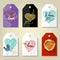 Valentines cute gift tags