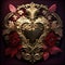 Valentines Day Artistic Baroque for a Beautiful art design (generative AI)