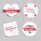 Valentines day background with balloons heart sale banner.Valentines day invitation brochure flyer, leaflet,