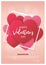 Valentines day background with balloons heart sale banner.Valentines day invitation brochure flyer, leaflet, wallpaper with pink