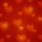 Valentines day background with blurred hearts