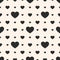 Valentines day background. Love romantic theme. Monochrome repeat design