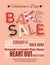 Valentines Day Bake Sale flyer template