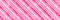 Valentines day Christmas candy cane red and pink diagonal stripes print banner background, shiny and glitter lines seamless