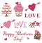 Valentines Day Clipart on White