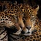 Valentines Day Cuddling Animals - Jaguar Couple2 (Generative AI)