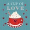 Valentines day cute printable love greeting card