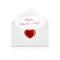 Valentines day envelope