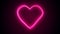 Valentines day festive and luxury heart 3D animation with bright streams