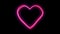Valentines day festive and luxury heart 3D animation wtih bright streams
