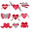 Valentines Day Heart Labels
