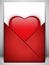 Valentines Day Heart Letter Love