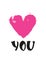 Valentines day i love you consept. Doodle lettering background. Vector illustration