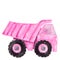 Valentines Day Pink Truck. Cute kid Valentines day dump truck with loads of hearts illustration