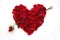 Valentines Day Red Heart with Rose Arrow