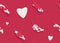Valentines Day Siamese Cat Seamless Love Pattern