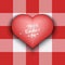 Valentines day tartan plaid and heart