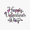 Valentines Day Vintage Card Lettering Background