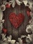 Valentines design - Love wreath