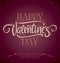 Valentines hand lettering (vector)