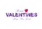 Valentines logotype with path