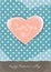 Valentines retro cute background.