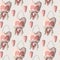 Valentines romantic seamless pattern watercolor hand painted