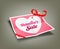 Valentines sale origami paper design