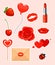 Valentines stickers