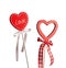 Valentins love heart shape