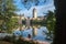 The Valentre bridge in Cahors, France