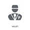 Valet icon from Hotel collection.