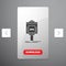 valet, parking, service, hotel, valley Glyph Icon in Carousal Pagination Slider Design & Red Download Button