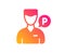 Valet servant icon. Parking person sign. Vector