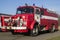 VALGA, ESTONIA - MARCH 5, 2015: Vintage firefighter engine from Mercedes Benz in Estonia